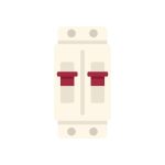 electric-breaker-icon-flat-circuit-box-vector